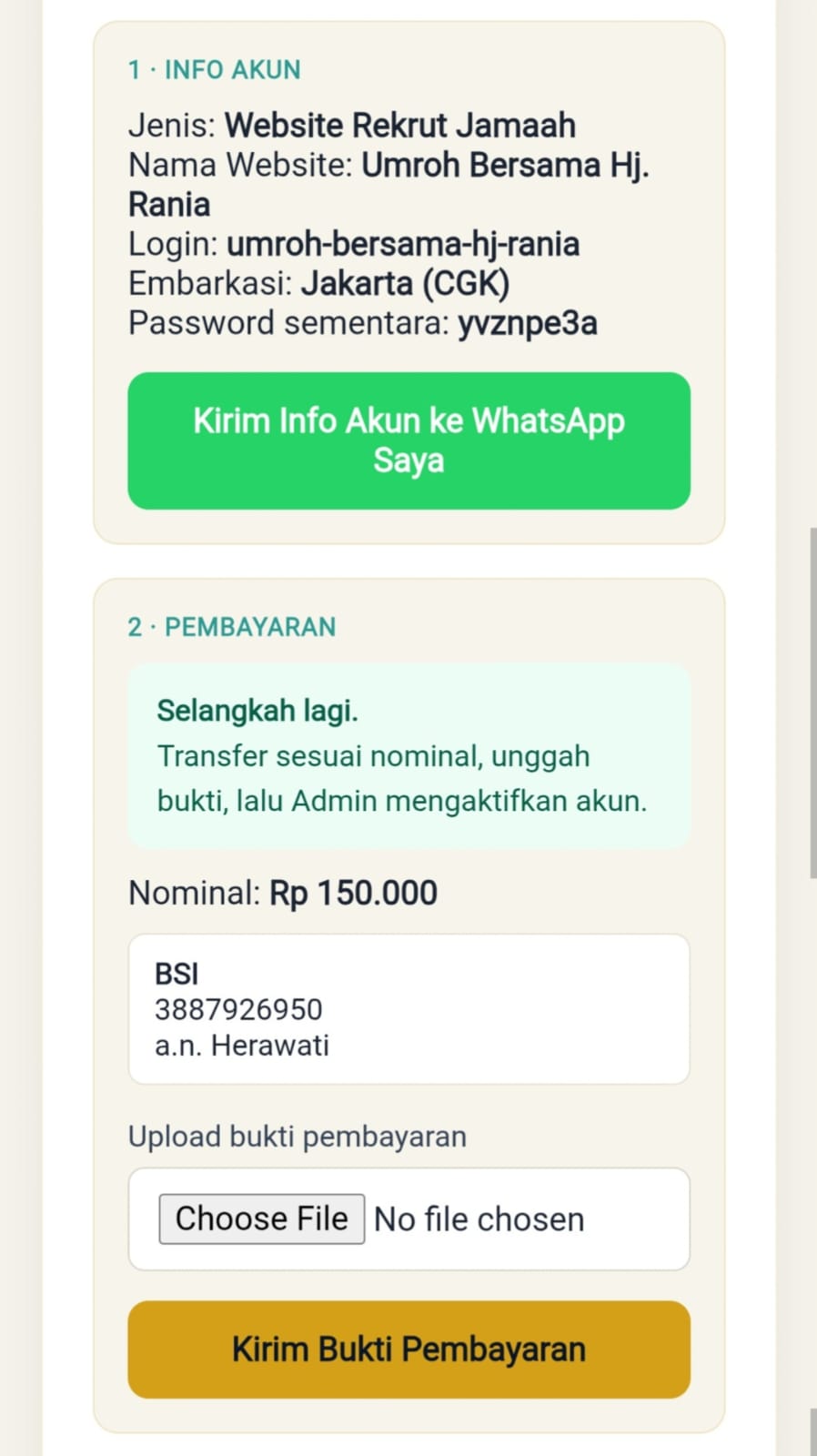 Bayar Sekali